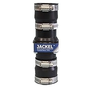Pictured is Jackel DJ-545 1-1/2 inch Traditional flapper style Sump Pump Check Valve, slip x slip connectors. 